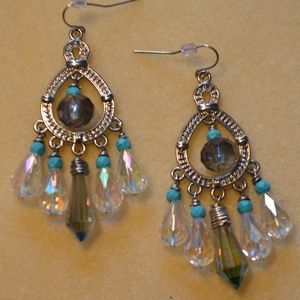 Crystal Chandelier Earrings!